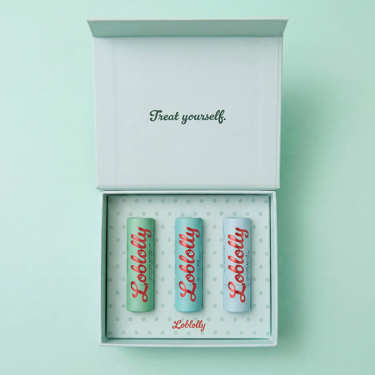 Lip Balm Gift Set Trio: Blue