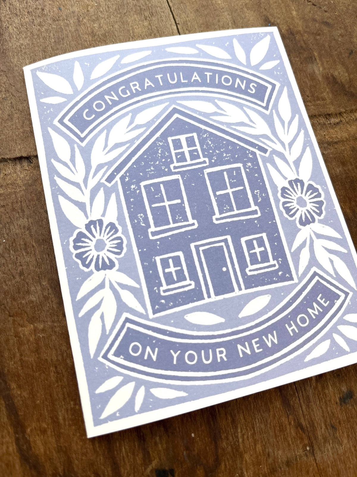 "Congratulations On Your New Home," Greeting Card: Single Card