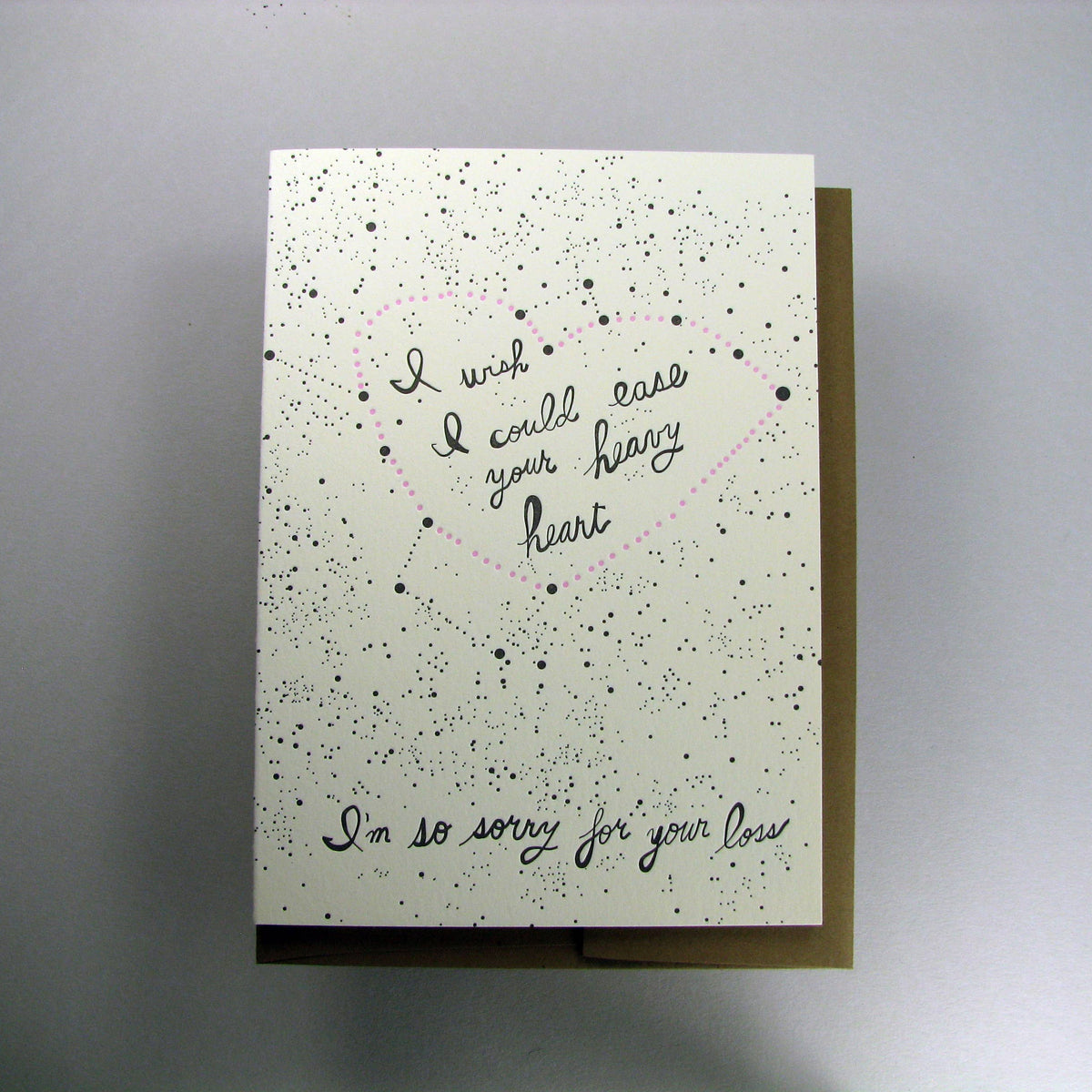 Stars Sorry For Your Loss Card