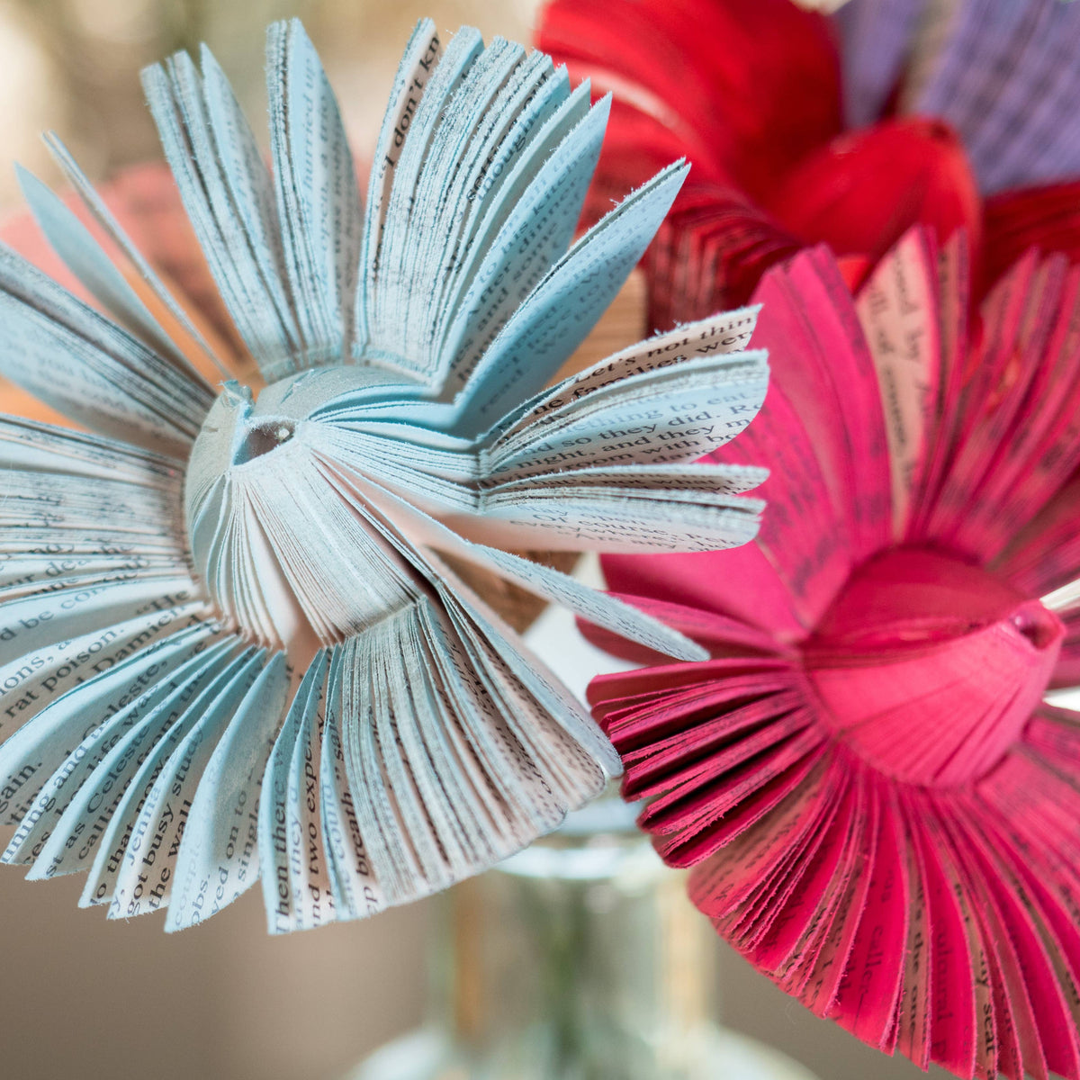 Flower Book Decor - Pages for Petals