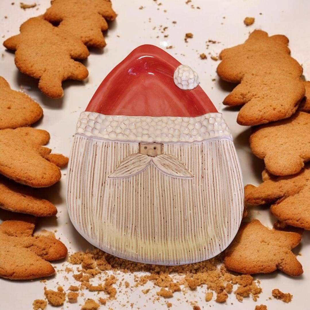 Santa Cookie Plate