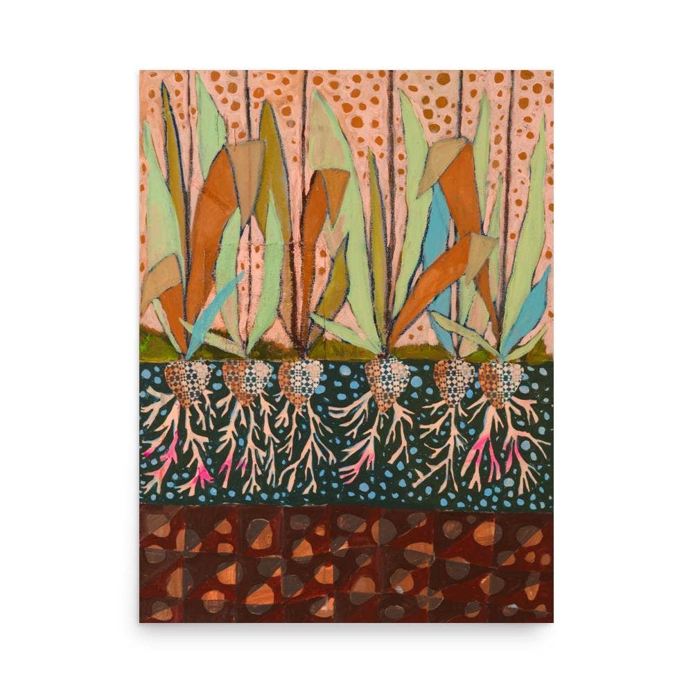Tulip Bulbs Art Print