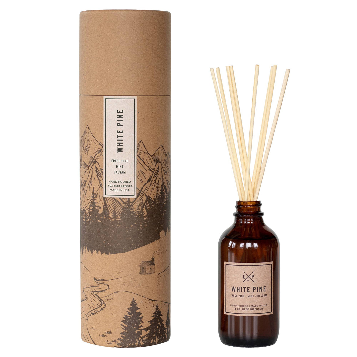 White Pine Balsam + Feather Reed Diffuser