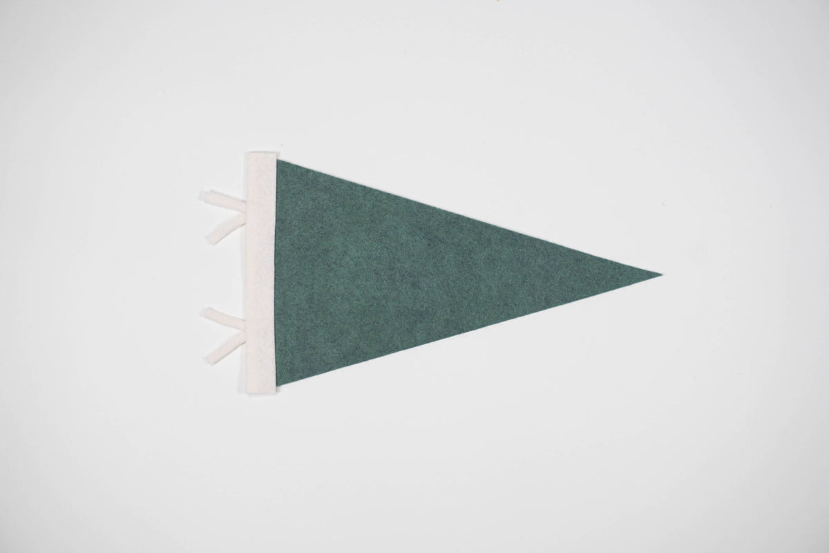 Custom city / state / location pennant: Turquiose / I understand the current lead time for my order