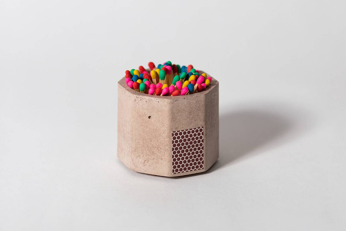 Matcha Match Holder w/ Rainbow Matches