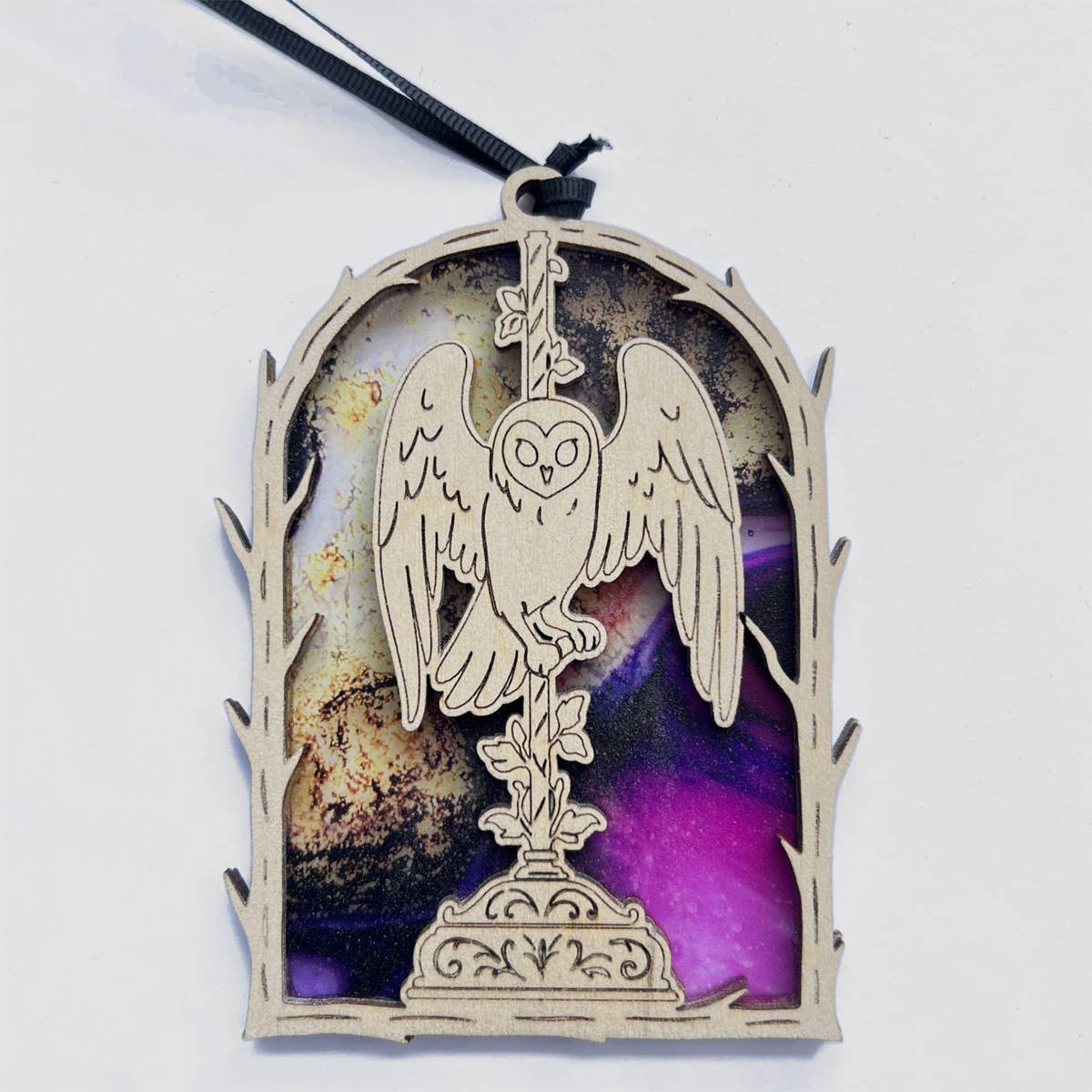 Owl Carousel Ornament Suncatcher