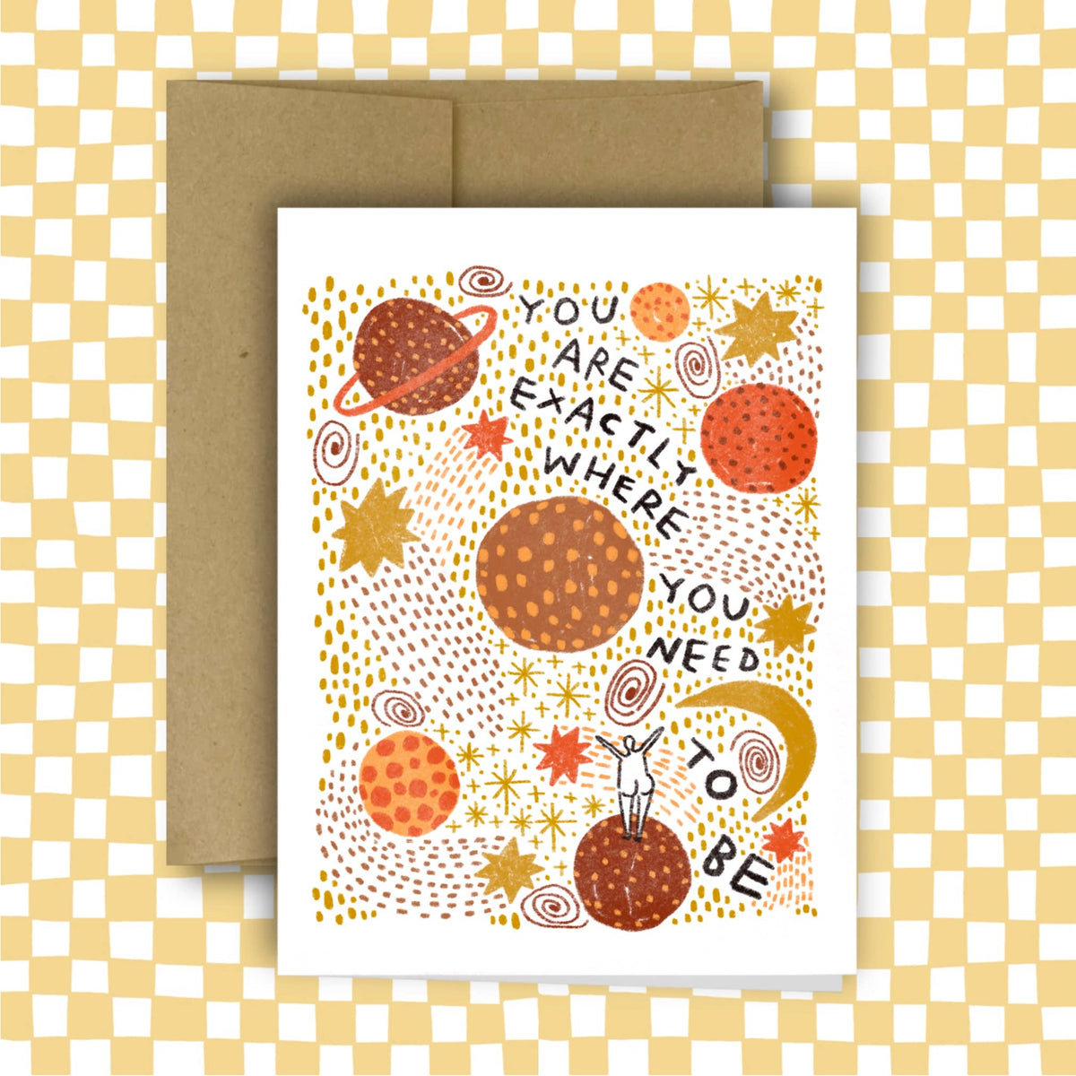 You Are Exactly Where You Need To Be Card