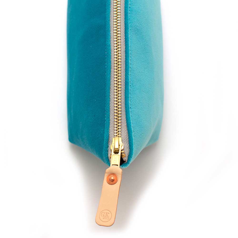 Tiffany Blue Velvet Travel Clutch