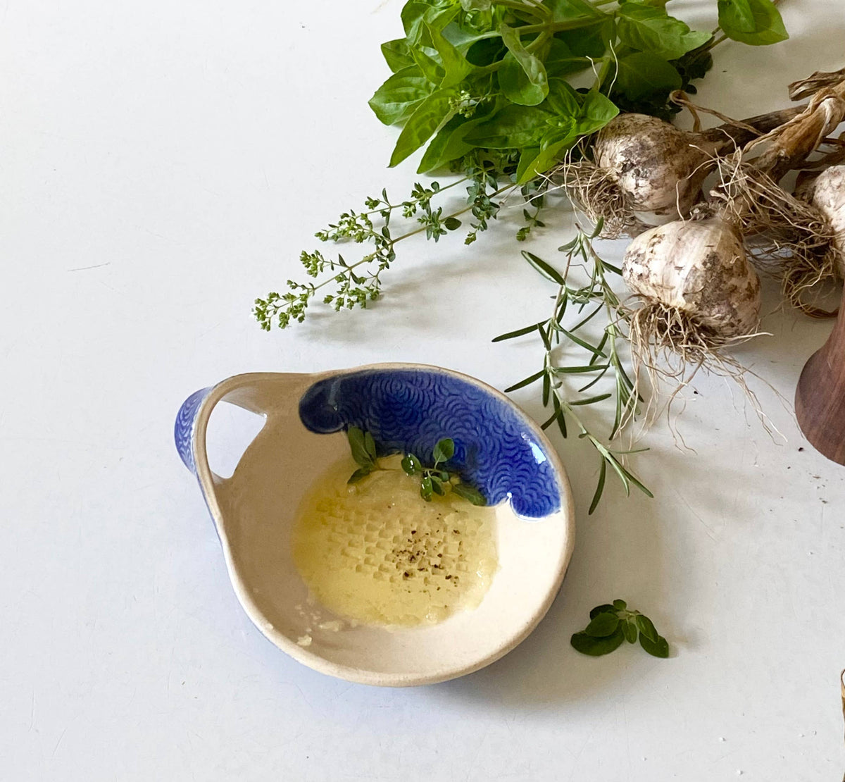 Garlic Grater Blue
