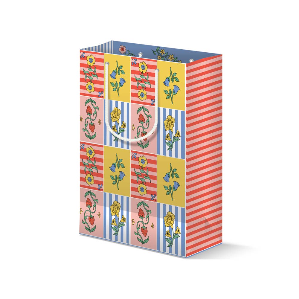 Patchwork Floral Gift Bag