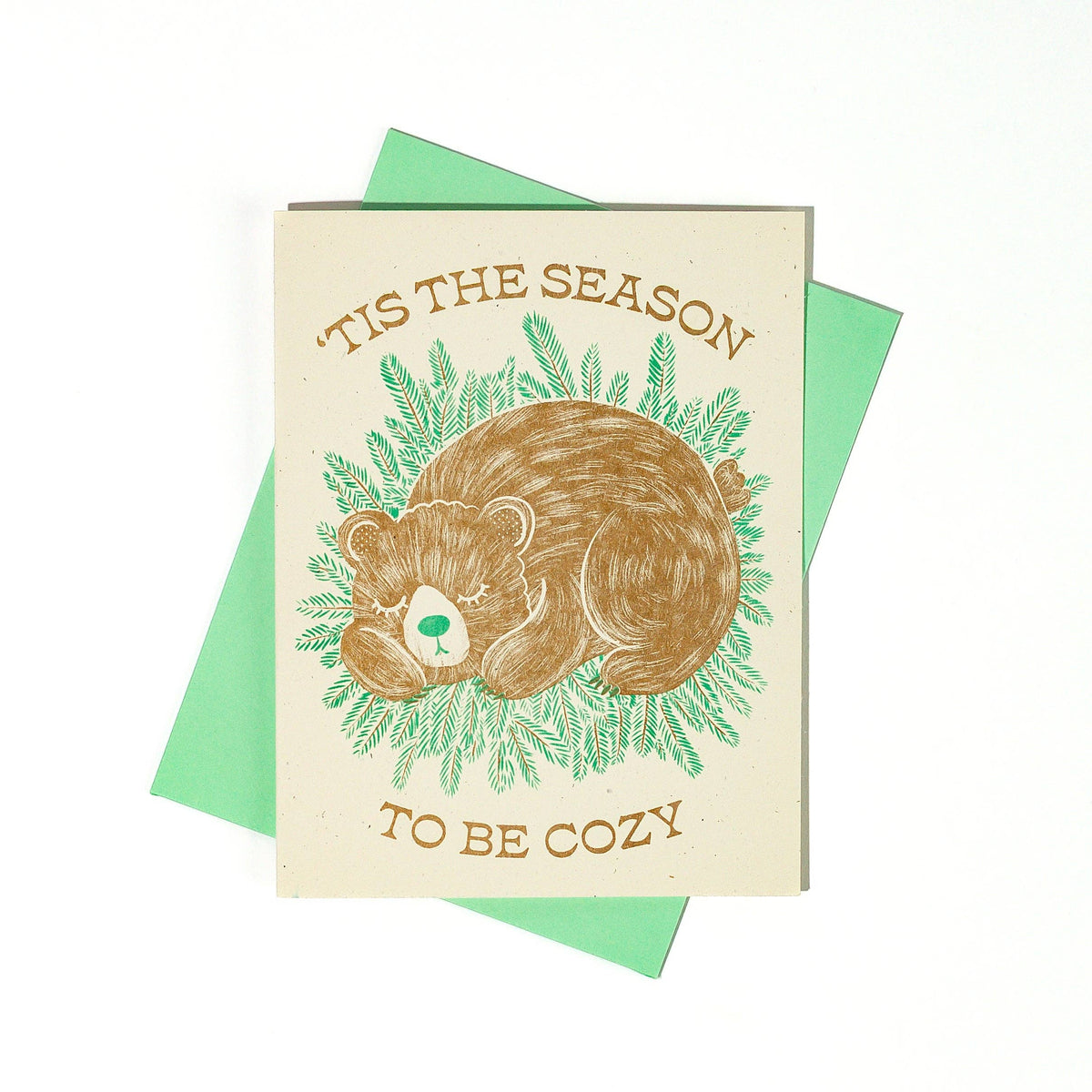 &#39;Tis The Season - Risograph Holiday Card