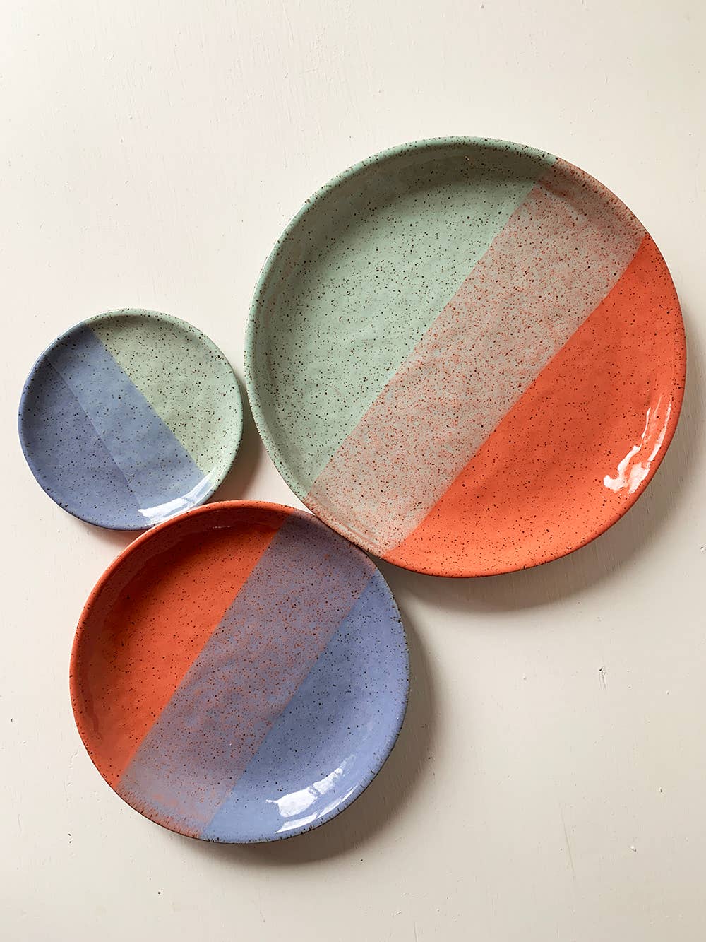 Stoneware Small Plate: Pool Party