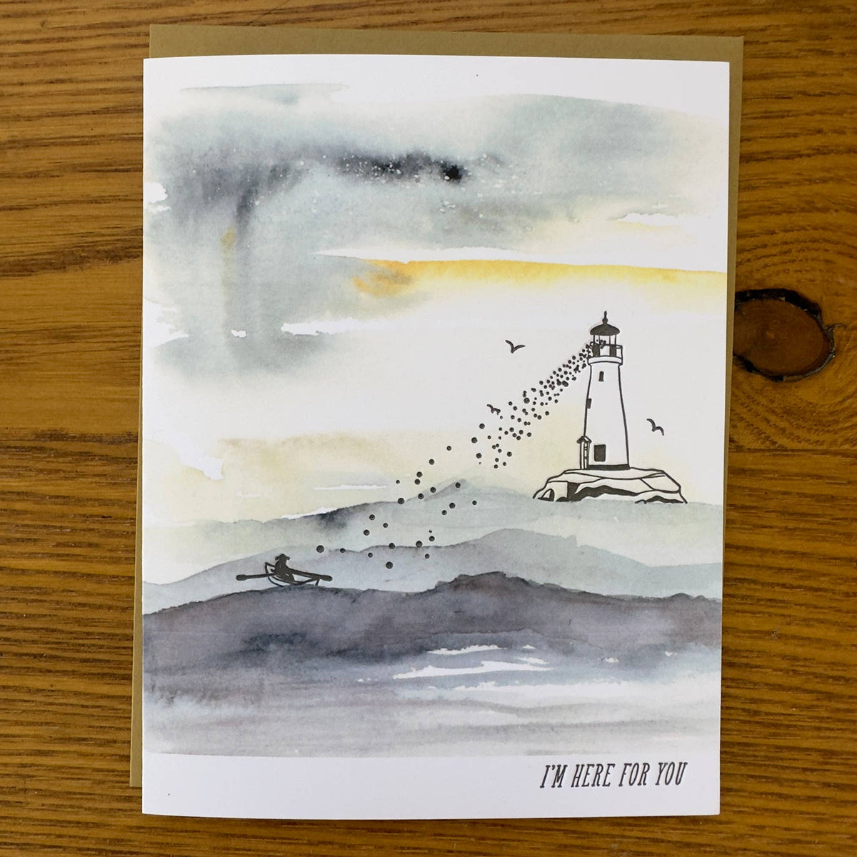 I&#39;m Here For You Sympathy Card