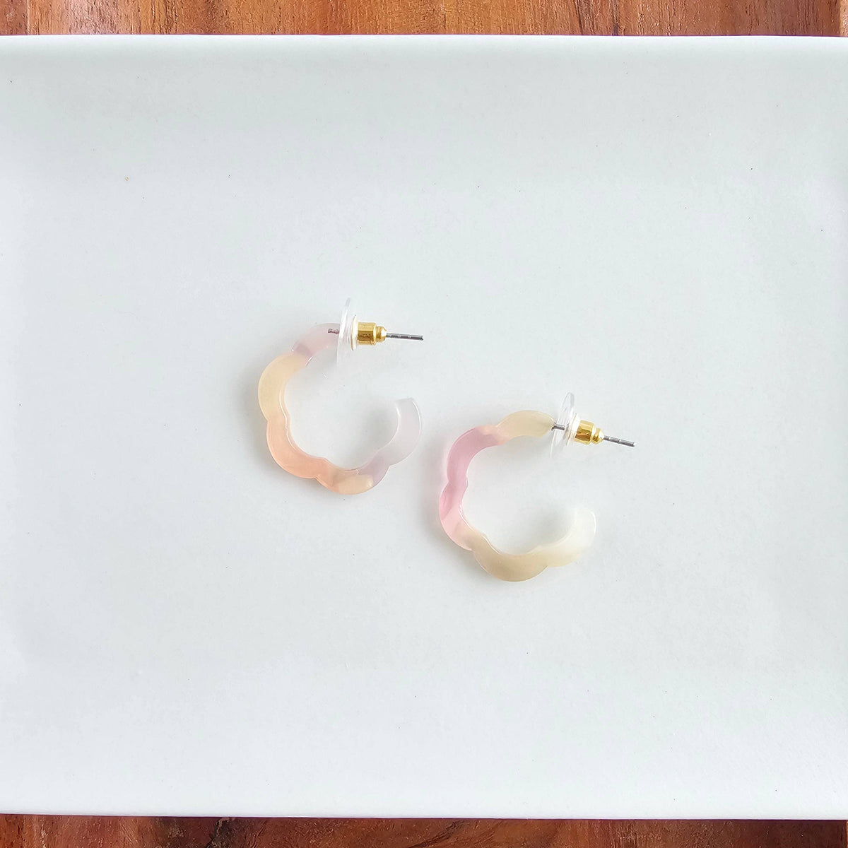 Posey Mini Hoops in Spring Spritz