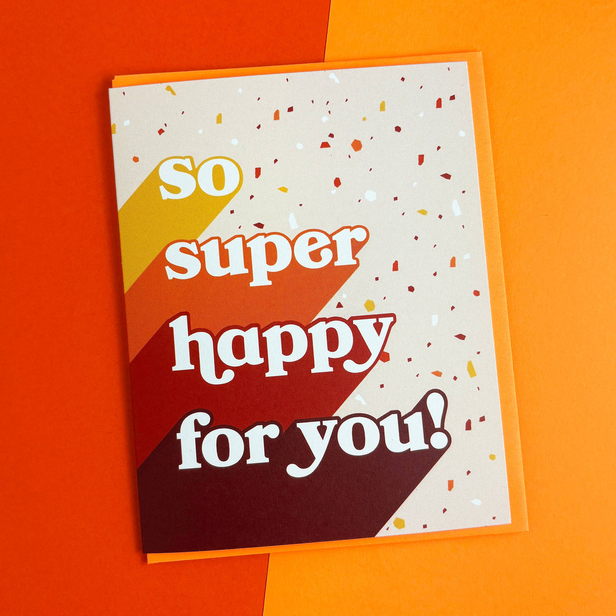 So Super Happy Congratulations Card
