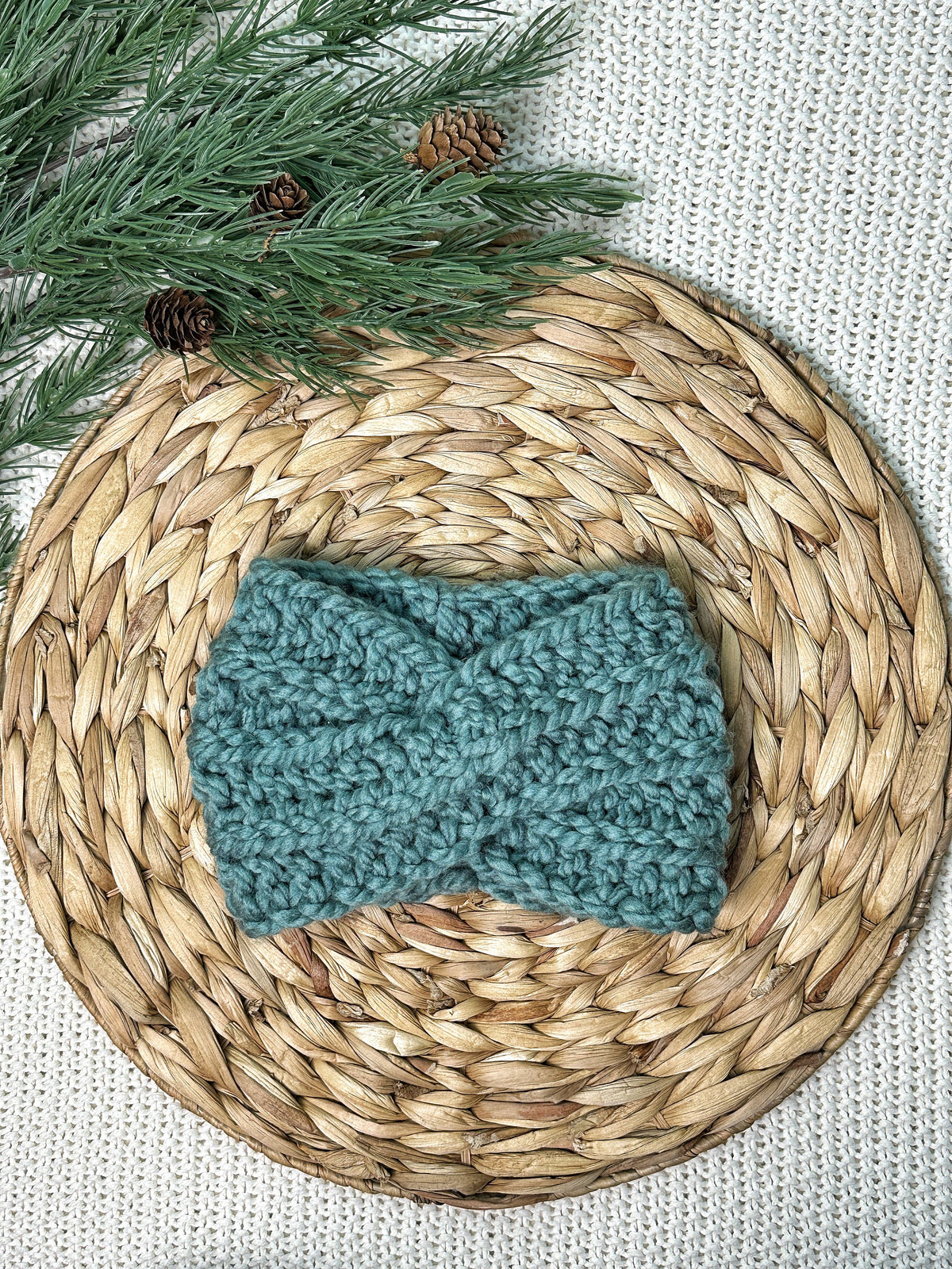 Pamn Headband in Green Succulent