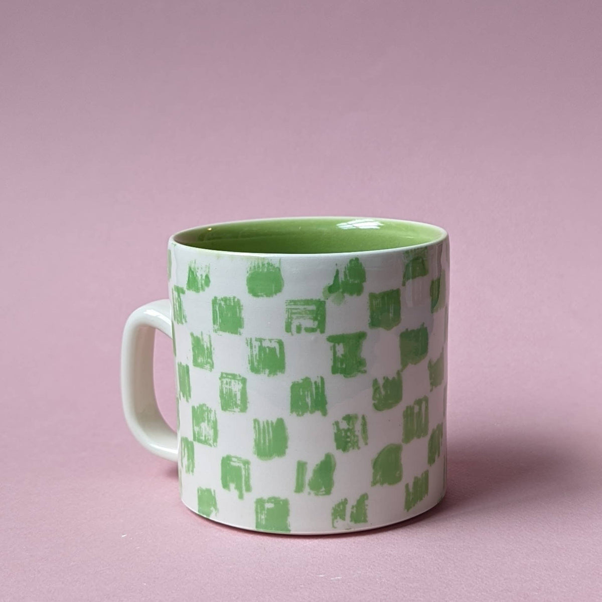 Rainbow Checkerboard Mug