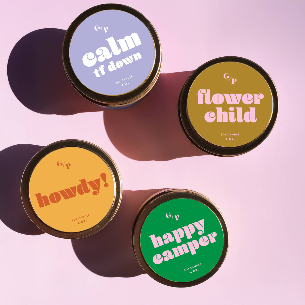 Flower Child Just Because 4 oz. Candle Tin