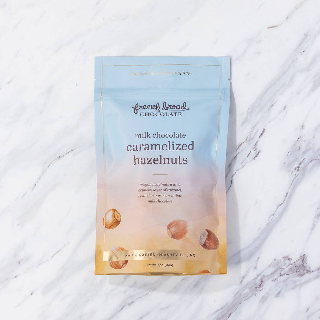 Milk Chocolate-Covered Caramelized Hazelnuts - 6oz