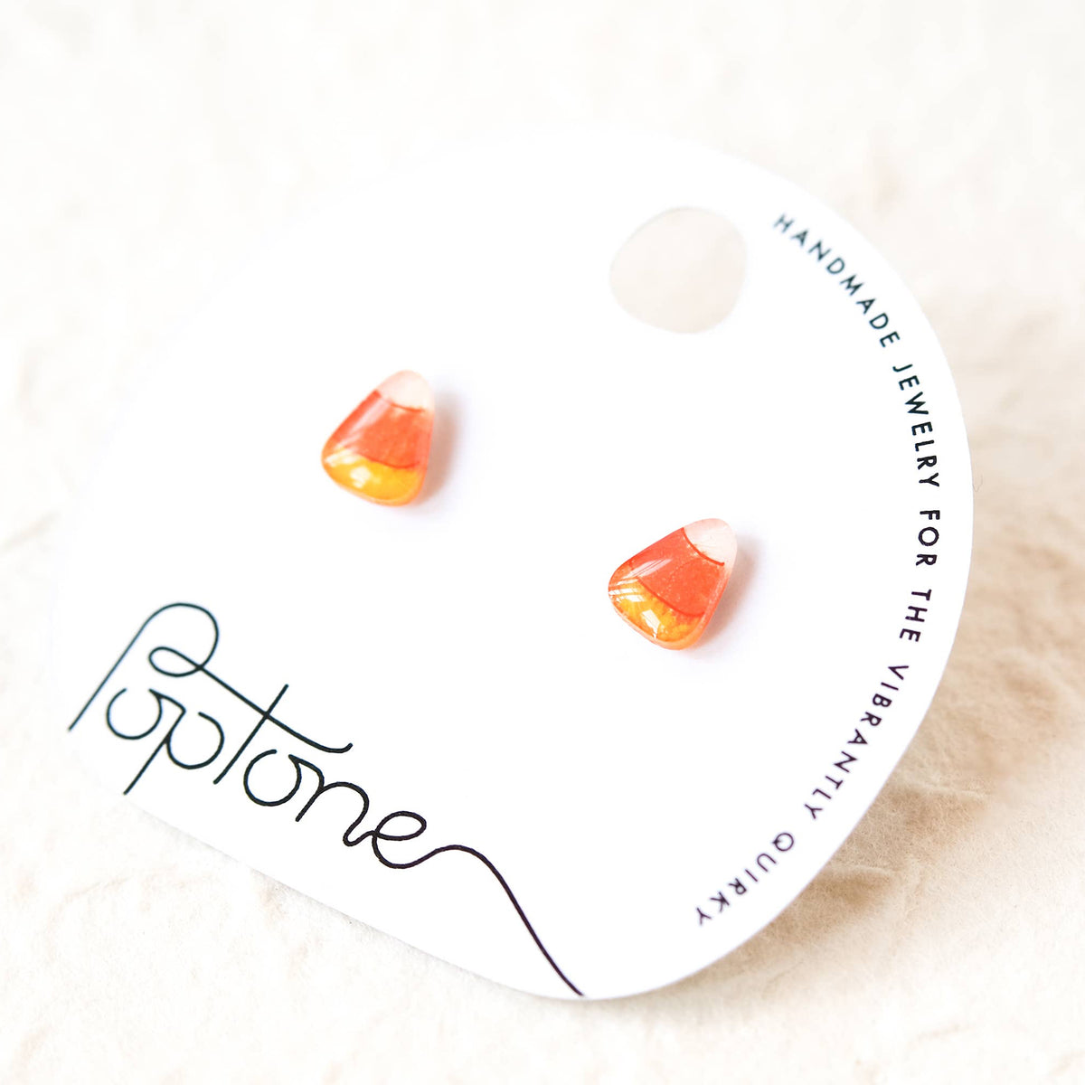 Candy Corn Stud Earrings