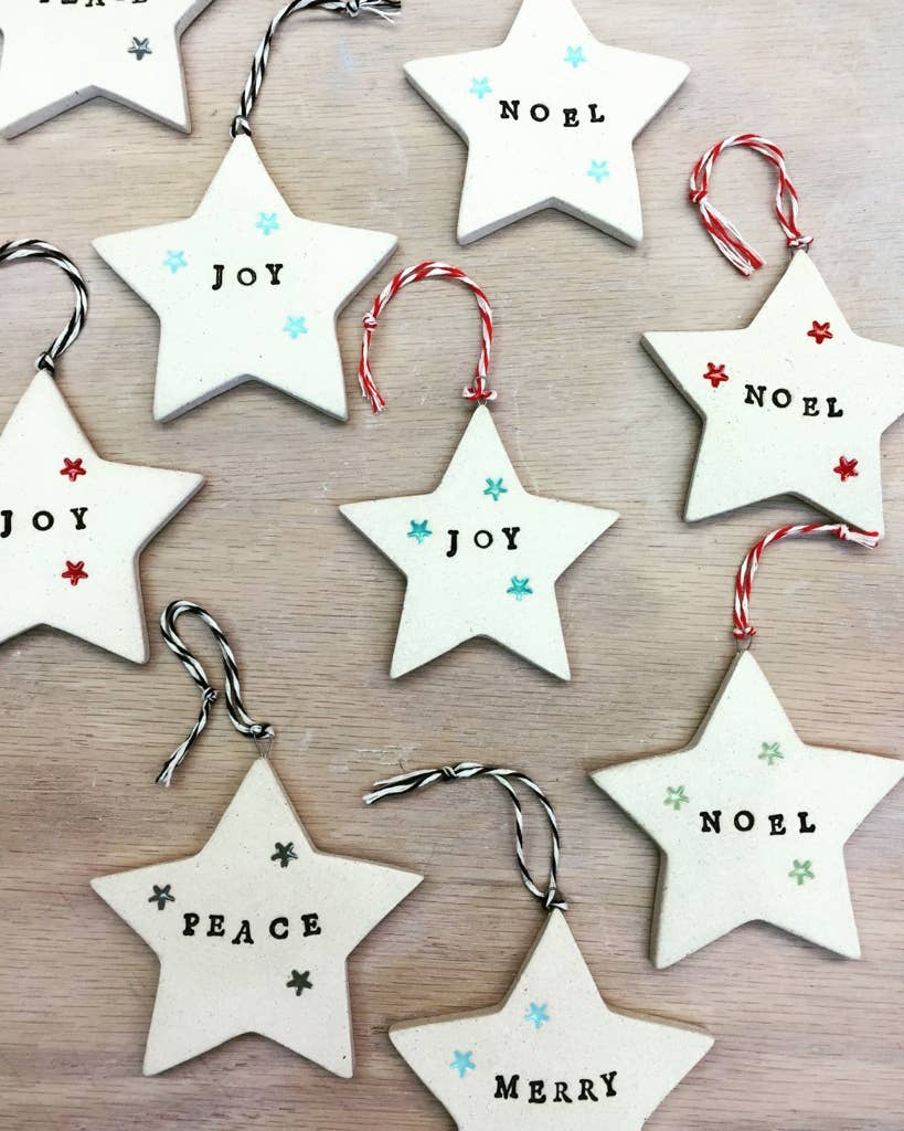 Joy Star Holiday Ornaments