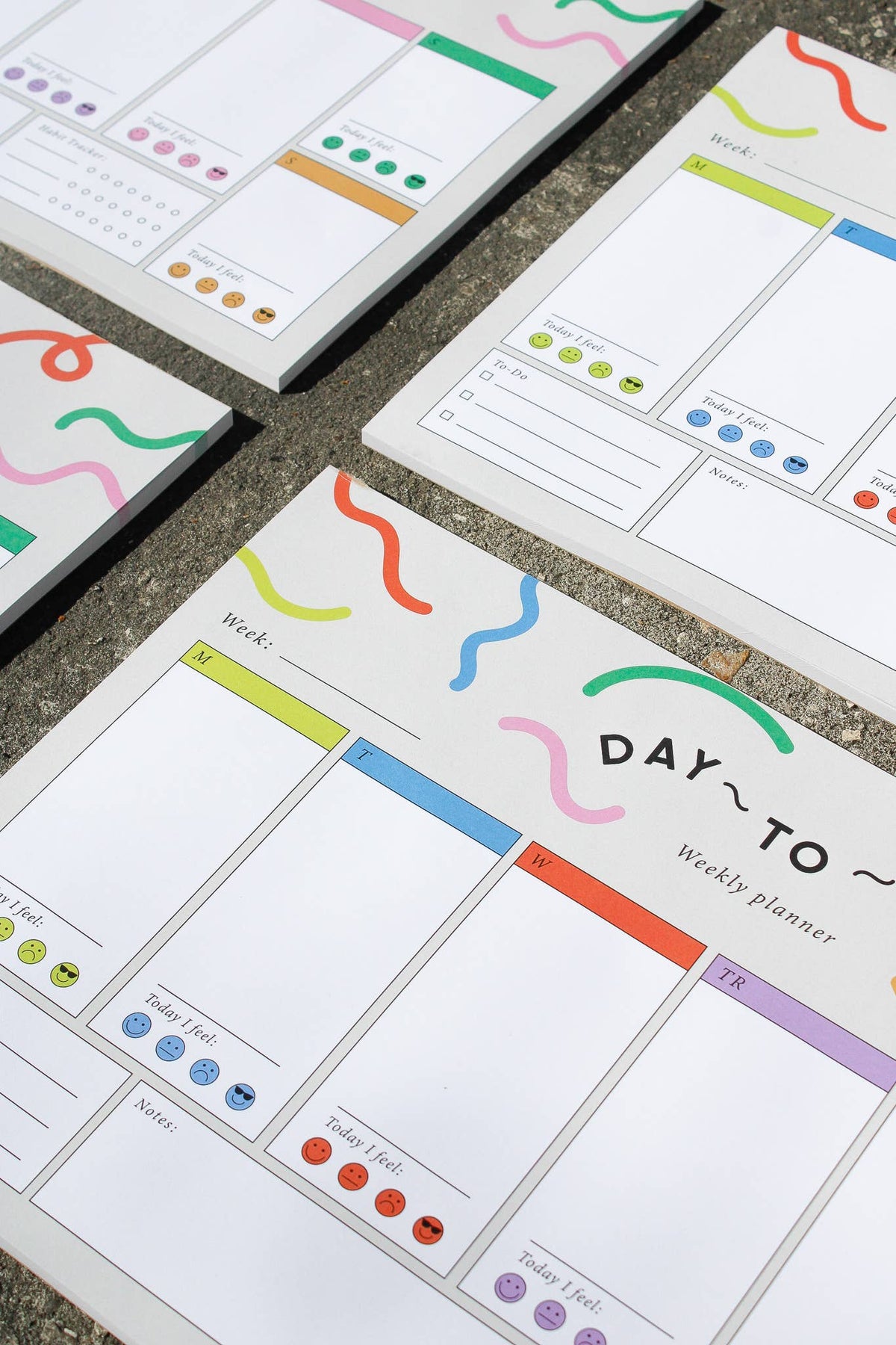 Day-To-Day Large Weekly Desk Notepad
