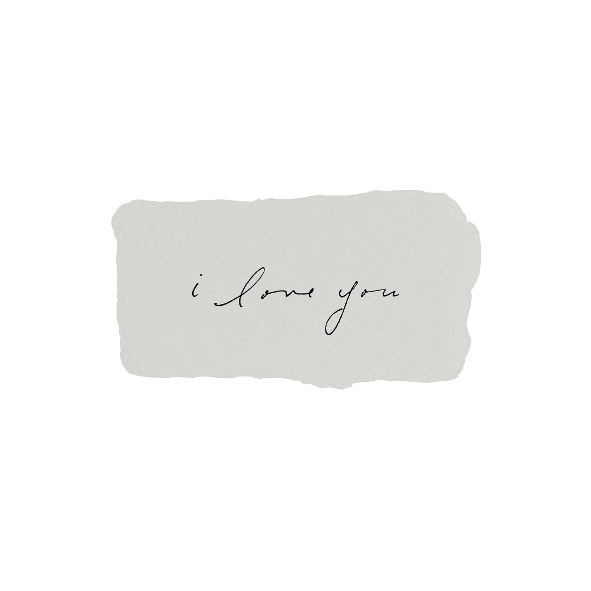 i love you tiny note