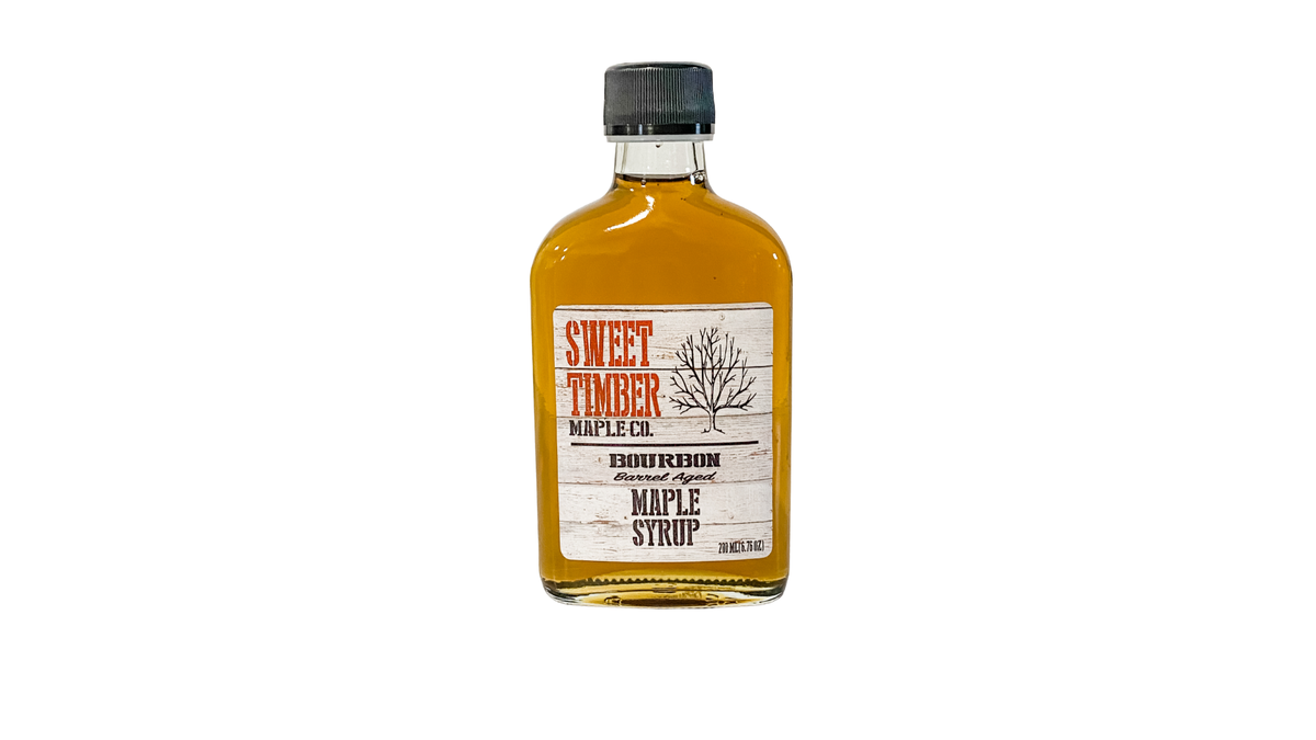 Bourbon Barrel Aged Maple Syrup-200 ml Flask (6.76 oz)