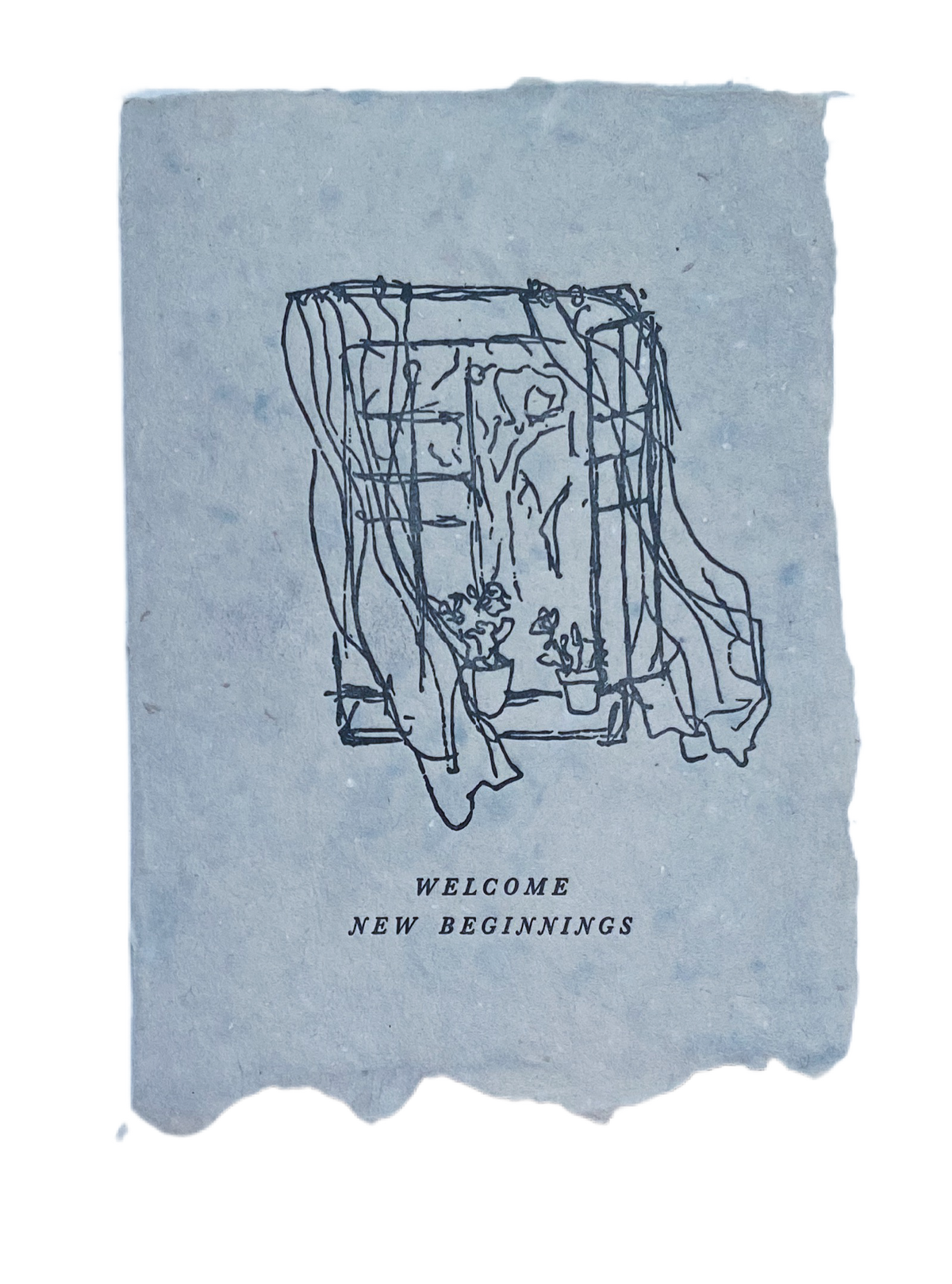 welcome new beginnings card