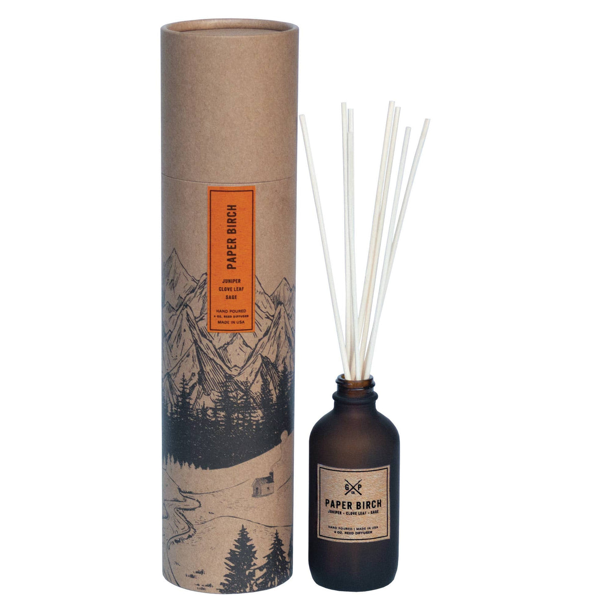 Paper Birch 4 oz. Balsam + Feather Reed Diffuser