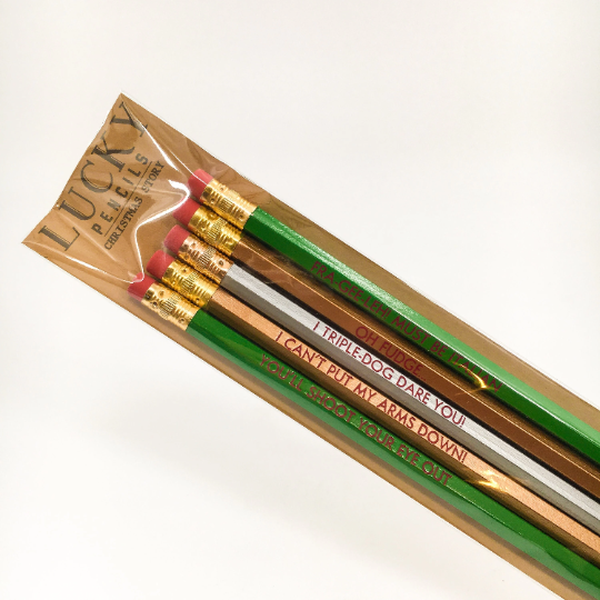 A Christmas Story Quotes Pencil Set