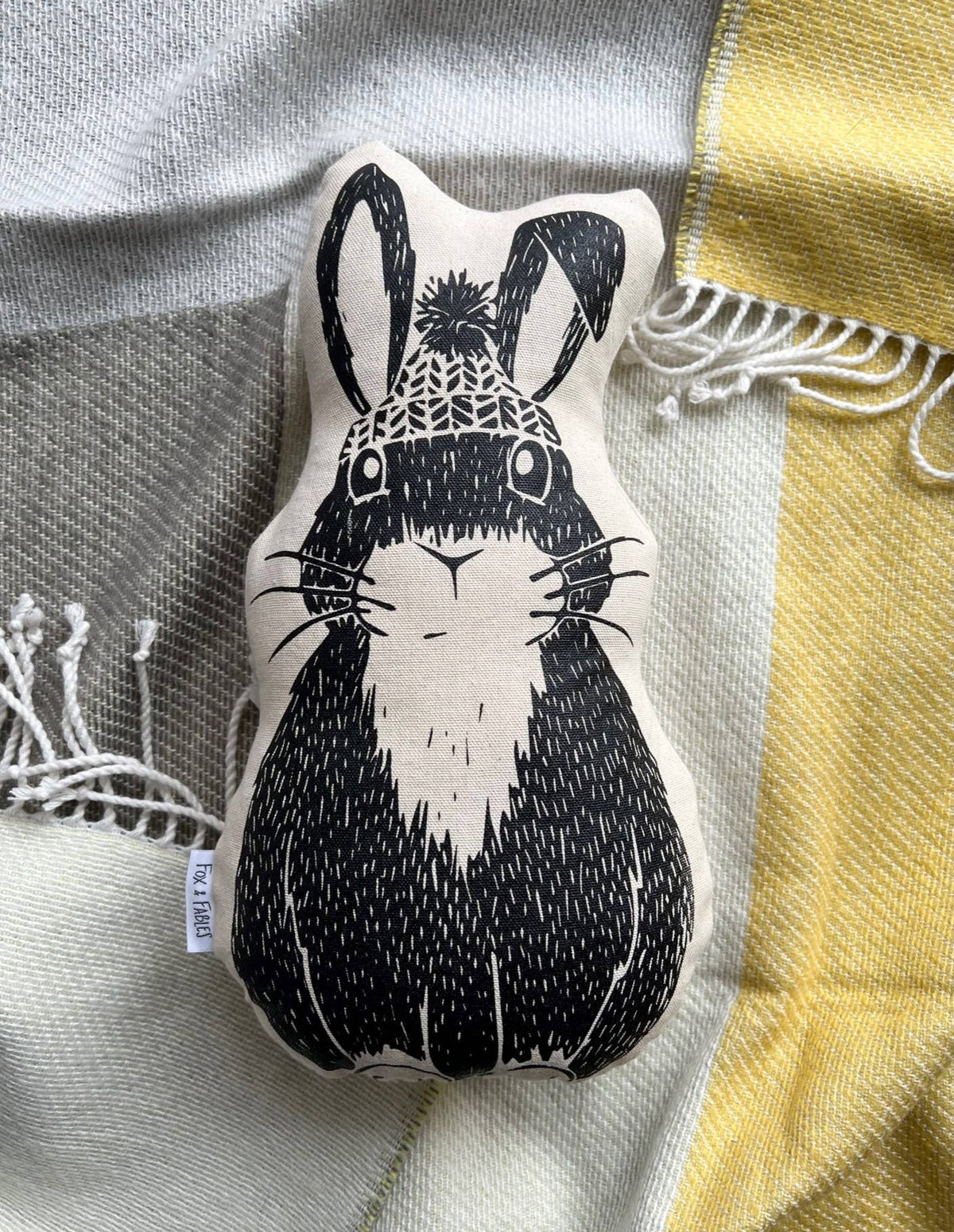 Printed Pillows - Woodland Animals: Rabbit