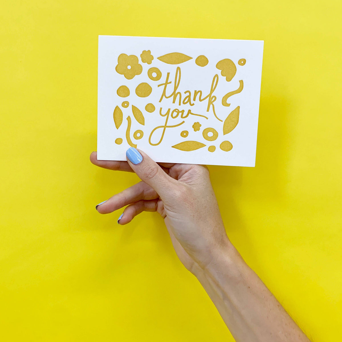 Yellow Garden TY Card