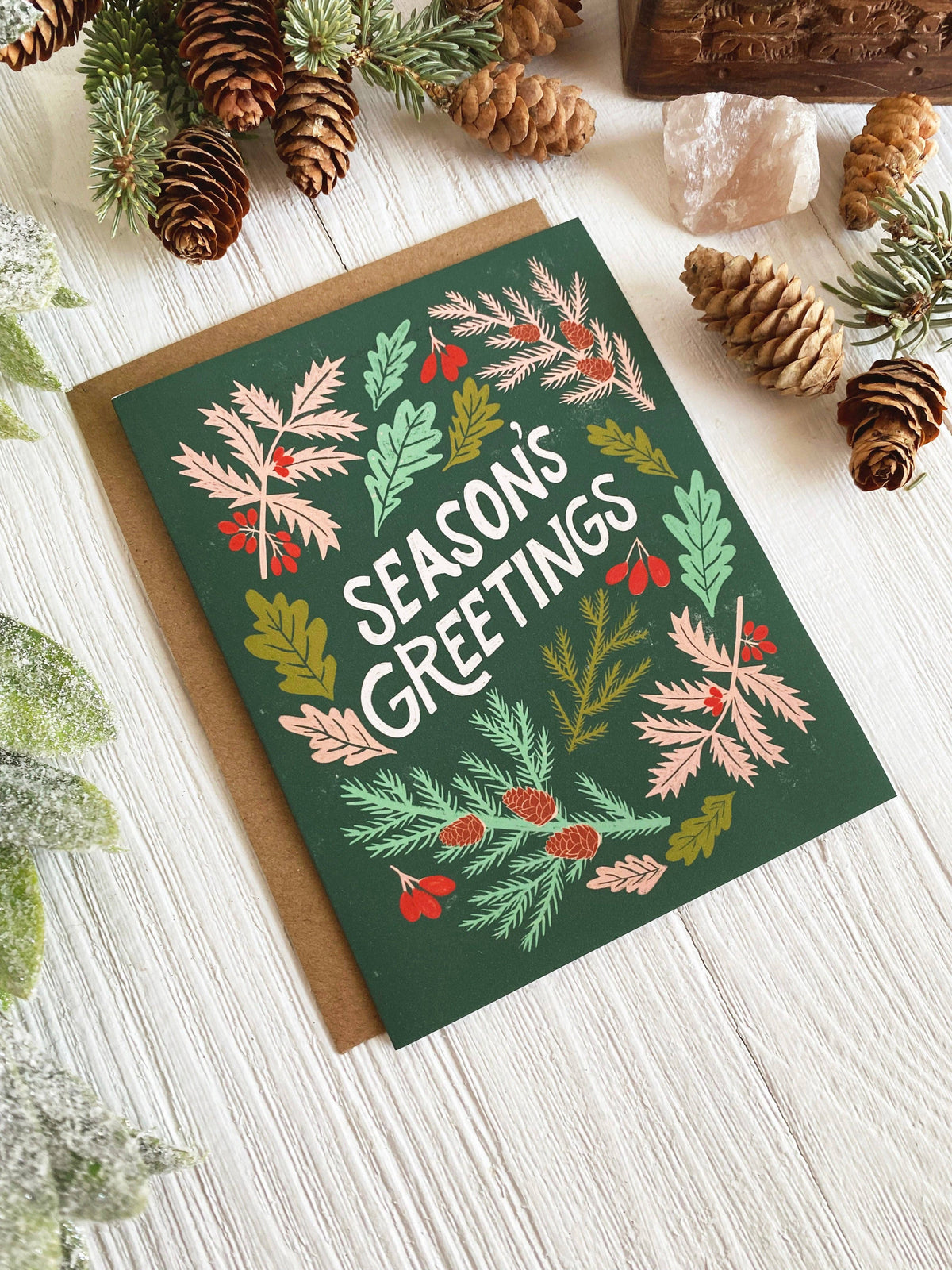 Festive Season&#39;s Greetings Card (Set of 6)