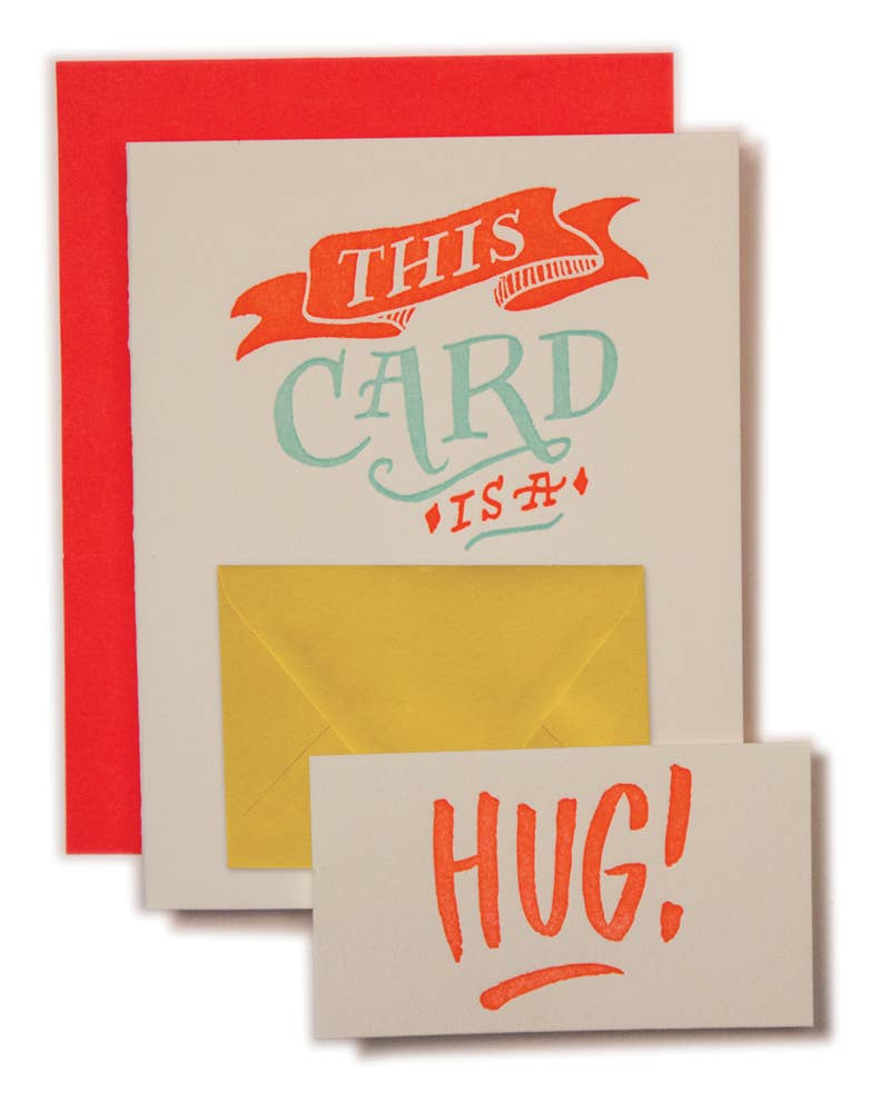 This Card Is A Hug Friendship Card