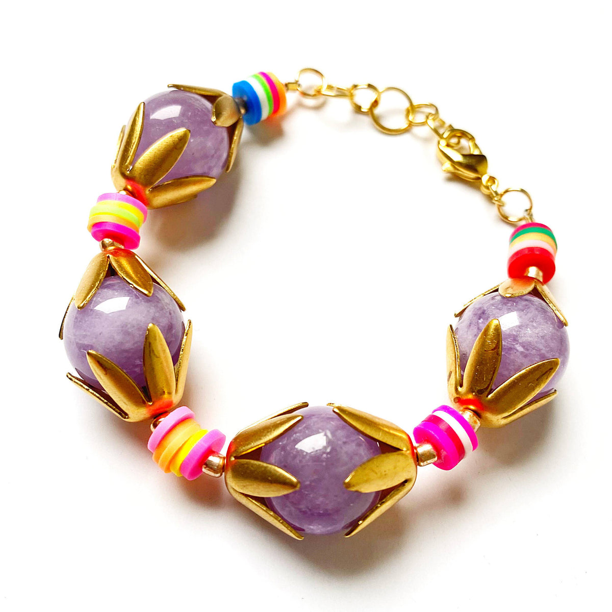 Chunky Amethyst Bracelet