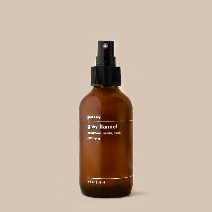 Grey Flannel Room Spray—cedarwood, vanilla, musk